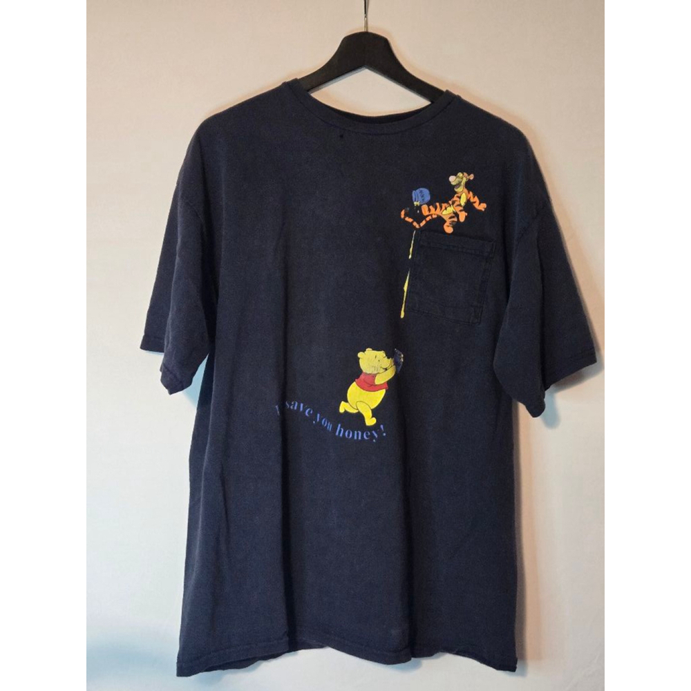 Vintage Disney Winnie the Pooh and Tigger Pocket T-Shirt